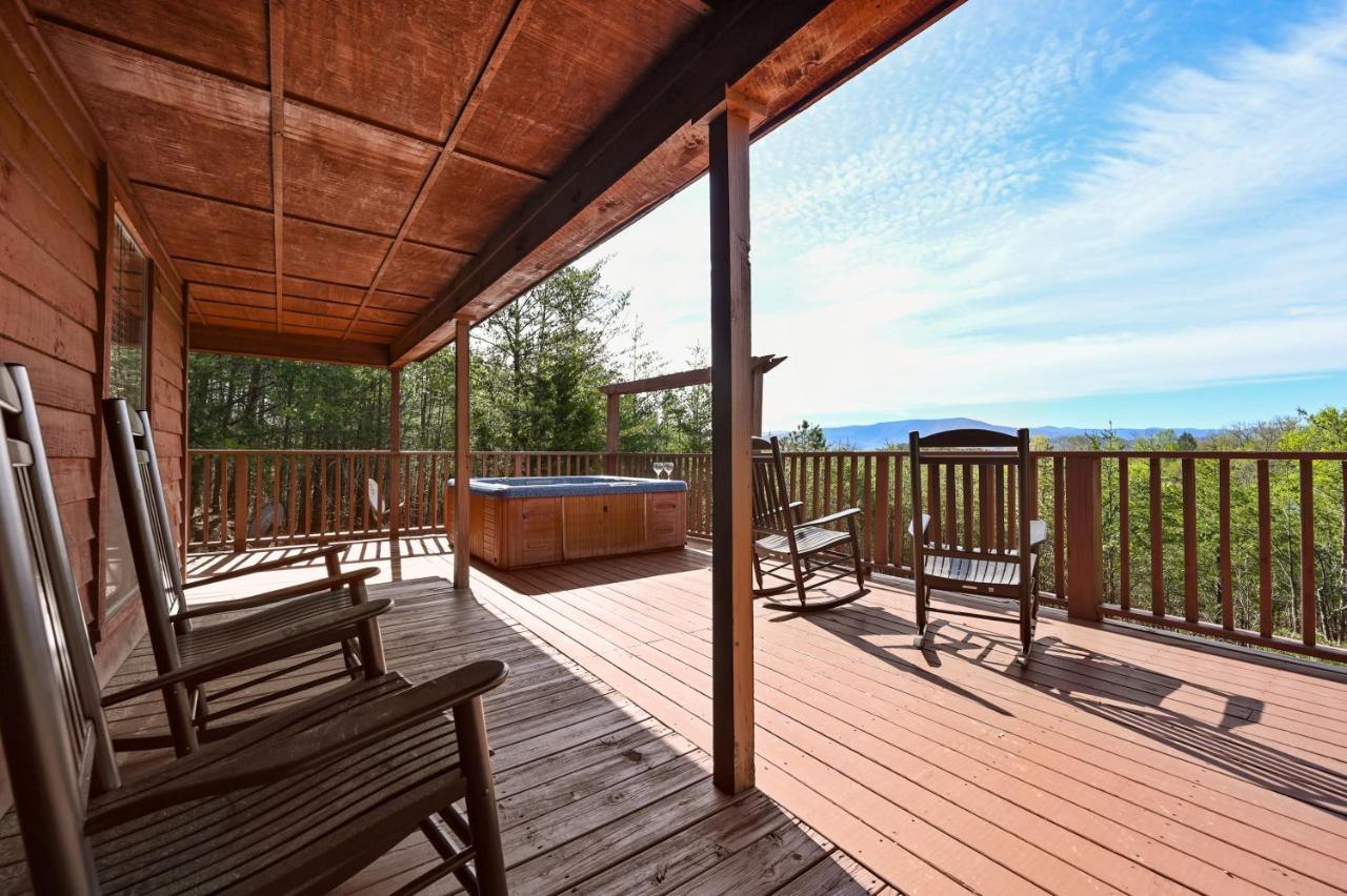 Private Mountain Cabin, Hot Tub Escape In The Smokies, With The View Sevierville Luaran gambar