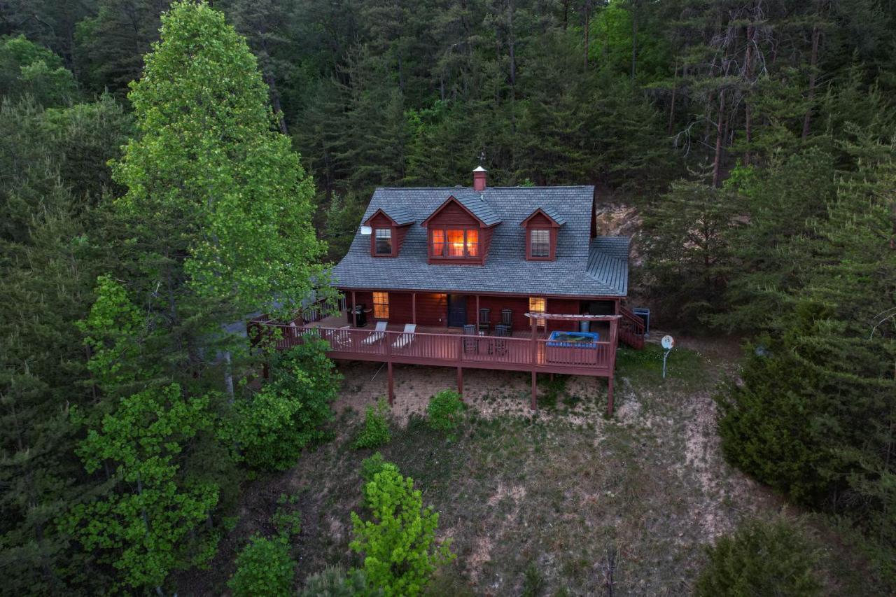 Private Mountain Cabin, Hot Tub Escape In The Smokies, With The View Sevierville Luaran gambar