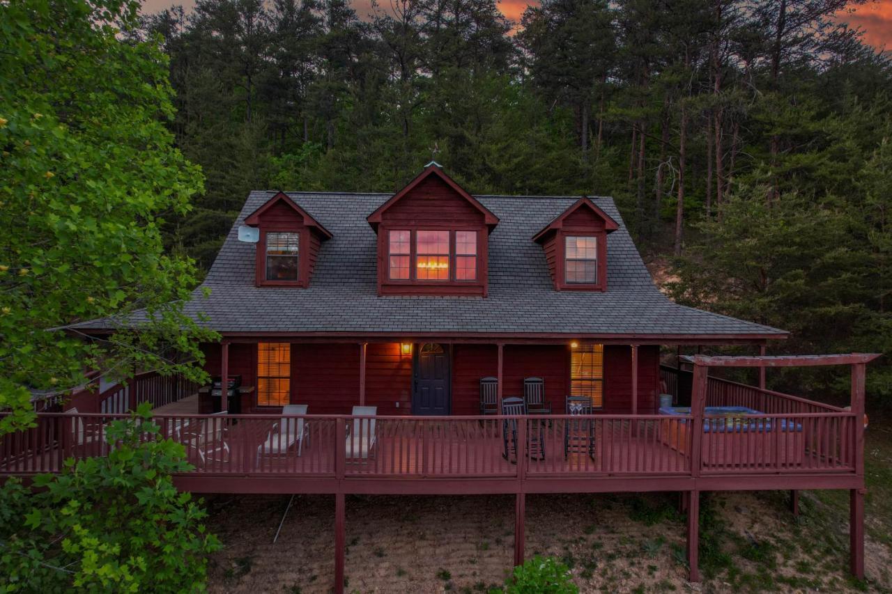 Private Mountain Cabin, Hot Tub Escape In The Smokies, With The View Sevierville Luaran gambar