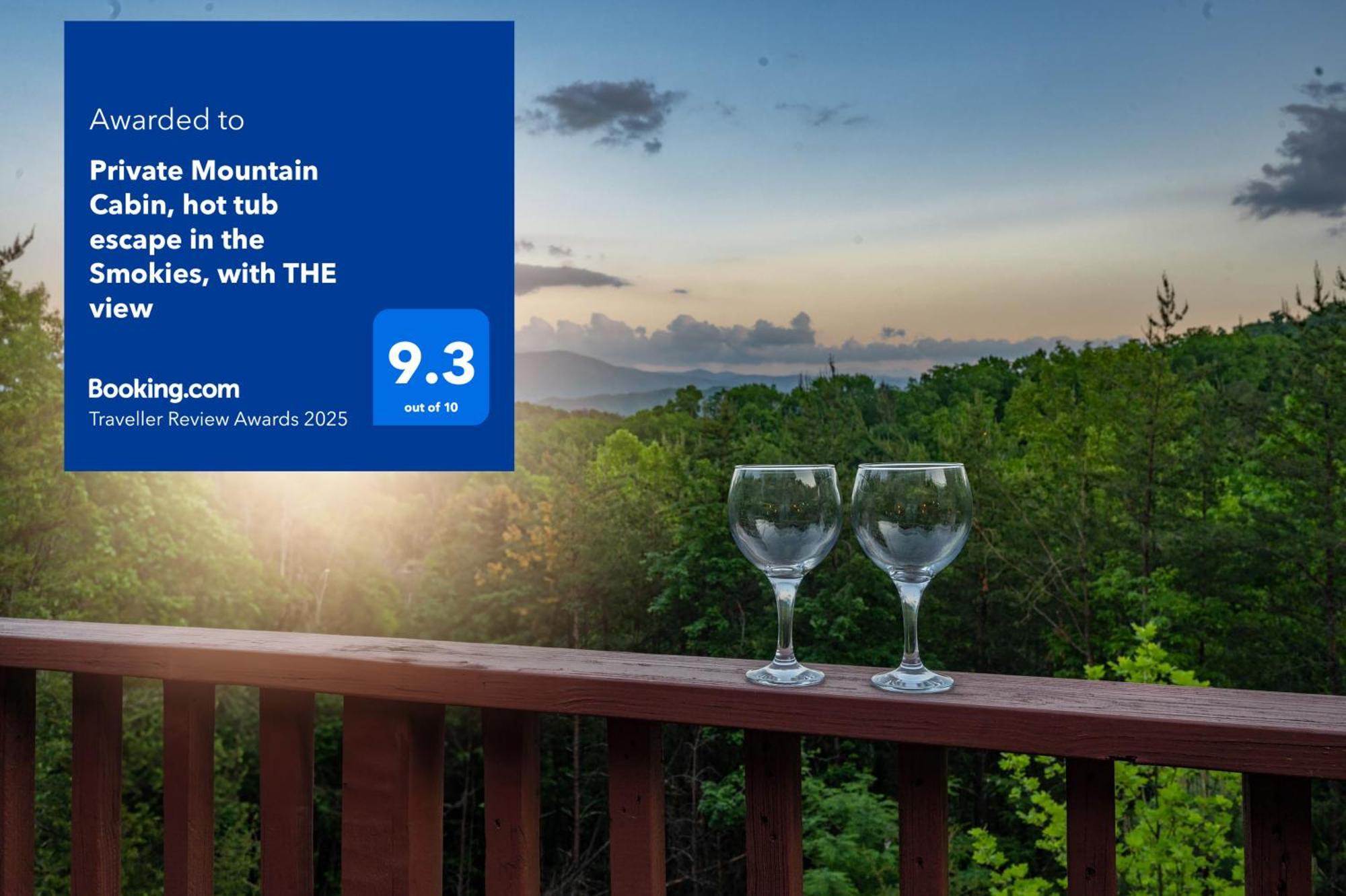 Private Mountain Cabin, Hot Tub Escape In The Smokies, With The View Sevierville Luaran gambar
